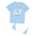 Manchester City Phil Foden #47 Replika Babykläder Hemma matchkläder barn 2023-24 Korta ärmar (+ Korta byxor)